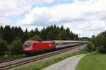 br-1116/699922/1116-160-mit-einem-ec-aus 1116 160 mit einem 'EC' aus Salzburg kommend am 24. Mai 2020 bei Grabensttt.