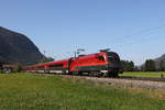 1116 237 auf dem Weg nach Innsbruck am 15. September 2020 bei Niederaudorf.