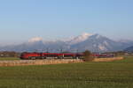 br-1116/771266/1116-208-war-am-4-april 1116 208 war am 4. April 2022 bei Bernau am Chiemsee in Richtung Innsbruck unterwegs.