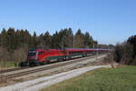 br-1116/802767/1116-221-aus-salzburg-kommend-am 1116 221 aus Salzburg kommend am 7. Februar 2022 bei Sossau im Chiemgau.