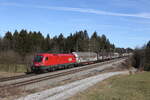 br-1116/804895/1116-267-aus-salzburg-kommend-am 1116 267 aus Salzburg kommend am 21. Februar 2023 bei Sossau im Chiemgau.