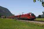 1116 239 war am 14. Juni 2023 bei Niederaudorf auf dem Weg nach Kufstein.