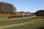 1116 201 aus Salzburg kommend am 18. Dezember 2023 bei Axdorf.