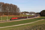 1116 138 war am 30. Dezember 2023 bei Axdorf in Richtung Rosenheim unterwegs.