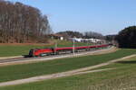 1116 216 war am 18. Februar 2024 bei Axdorf im Chiemgau in Richtung Rosenheim unterwegs.