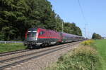 br-1116/863284/1116-210-war-am-4-september 1116 210 war am 4. September 2024 bei Hufschlag in Richtung Rosenheim unterwegs.