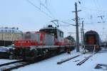 1163 005-0 war am 8. Dezember 2012 im Depot Salzburg abgestellt.