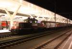 1163 001-9 am Abend des 21. Mrz 2013 im Salzburger Hauptbahnhof.