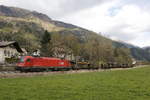 br-1216/551089/1216-003-4-war-am-7-april 1216 003-4 war am 7. April 2017 mit einem leeren Autozug bei 'Freienfeld/Campo di Trens' in Richtung Brenner unterwegs.