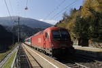 1216 024 mit einem  EC  aus Innsbruck kommend am 16.