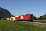 br-1293-2/713099/1293-005-war-mit-einem-rocktainerzug 1293 005 war mit einem 'Rocktainerzug' am 15. September 2020 bei Niederaudorf in Richtung Kufstein unterwegs.