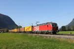 br-1293-2/713106/1293-019-war-mit-lkw-aufliegern-am 1293 019 war mit LKW-Aufliegern am 15. September 2020 bei Niederaudorf zum Brenner unterwegs.