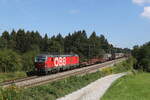 br-1293-2/789887/1293-060-mit-einem-gemischten-gueterzug 1293 060 mit einem gemischten Gterzug aus Salzburg kommend am 30. August 2022 bei Grabensttt im Chiemgau.