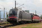 1216 025 war am 14. Juni 2014 im Depot Salzburg abgestellt.