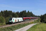 br-xx16-werbeloks/790091/1116-231-mit-einem-railjet-auf 1116 231 mit einem 'Railjet' auf dem Weg nach Mnchen am 2. September 2022 bei Grabensttt.