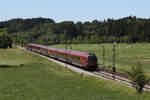 railjet/702137/8090-717-auf-dem-weg-nach 80.90 717 auf dem Weg nach Salzburg am 12. Juni 2020 bei Bad Endorf im Chiemgau.