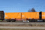 containertragwagen/766619/4855-077-sggrrs-am-10-februar 4855 077 (Sggrrs) am 10. Februar 2022 bei bersee.