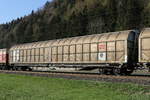 schiebewandwagen/733081/2740-042-habbiins-von-rail-cargo 2740 042 (Habbiins) von 'Rail Cargo Austria' am 21. April 2021 bei Niederaudorf.