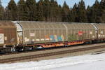 schiebewandwagen/765321/2893-281-habbiillns-von-rail-cargo 2893 281 (Habbiillns) von 'Rail Cargo Austria' am 27. Januar 2022 bei Grabensttt.