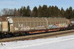 schiebewandwagen/765453/2743-475-habbiins-von-rail-cargo 2743 475 (Habbiins) von 'Rail Cargo Austria' am 27. Januar 2022 bei Grabensttt.