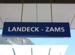  Landeck-Zams  aufgenommen am 17. August 2014 auf dem Weg in die Schweiz.