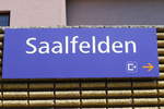 bahnhoefehaltepunkte/558380/saalfelden-am-26-mai-2017 'Saalfelden' am 26. Mai 2017.