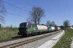 european-locomitve-leasing/654028/193-241-und-193-233-mit 193 241 und 193 233 mit dem 'Ekol' aus Salzburg kommend am 19. April 2019 bei Grabensttt.