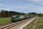 european-locomitve-leasing/696138/193-203-mit-dem-walter-zug-aus 193 203 mit dem 'WALTER-Zug' aus Salzburg kommend am 6. April 2020 bei Grabensttt.
