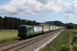 193 225 mit dem  Ekol  aus Salzburg kommend am 2. Juni 2020 bei Grabensttt im Chiemgau.