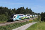 westbahn/790090/4010-126-aus-wien-kommend-am 4010 126 aus Wien kommend am 2. September 2022 bei Grabensttt im Chiemgau.