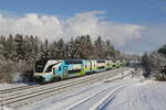 westbahn/796195/4010-026-war-am-12-dezember 4010 026 war am 12. Dezember 2022 aus Wien kommend bei Grabensttt im Chiemgau auf dem Weg nach Mnchen.