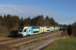 westbahn/798434/4010-029-auf-dem-weg-nach 4010 029 auf dem Weg nach Mnchen am 30. Dezember 2022 bei Grabensttt im Chiemgau.
