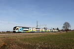 westbahn/798809/4010-022-auf-dem-weg-nach 4010 022 auf dem Weg nach Mnchen am 1. Januar 2023 bei bersee am Chiemsee.