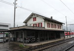 Der Bahnhof von  Landquart  am 23.
