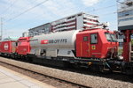 Tanklschwagen Xans 9985 9375 006-5 am 27. Mai 2016 im Bahnhof von Zug.