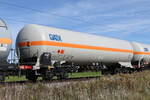 druckgaskesselwagen/754037/7814-974-zags-von-gatx-am 7814 974 (Zags) von 'GATX' am 20. Oktober 2021 bei bersee.