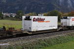 Sb-t 65670 mit einem Container der Firma  Galliker  am 20.