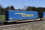 taschenwagen/694797/4993-078-sdggmrs-mit-einem-walter-auflieger 4993 078 (Sdggmrs) mit einem 'Walter-Auflieger' am 2. April bei Grabensttt.