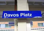 Davos-Platz am 18. August 2014.