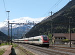 RABDe 500 016  Alice Rivaz  vom Gotthard kommend am 24. Mai 2016 bei Ambri.