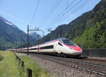 ETR 610 vom Gotthard kommend am 27. Mai 2016 bei Silenen.
