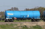 kesselwagen/551435/7842-377-3-zacns-von-rti-wagon-am 7842 377-3 (Zacns) von 'RTI-Wagon' am 9. April 2017 bei Bernau.