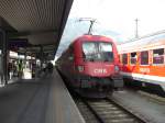 1116 188-2 erwischten wir im Bahnhof von Innsbruck/Tirol.