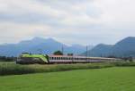 cat/298290/1116-142-war-am-3-juli 1116 142 war am 3. Juli 2013 bei Bernau am Chiemsee in Richtung Innsbruck unterwegs.