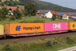 containerwagen/672075/4576-013-sggnss-am-27-august 4576 013 (Sggnss) am 27. August 2019 bei Hermannspiegel.