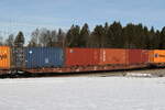 containerwagen/765325/4576-837-sggnss-am-27-januar 4576 837 (Sggnss) am 27. Januar 2022 bei Grabensttt.