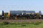 kesselwagen/792436/7841-617-zacns-von-wascosa-am 7841 617 (Zacns) von 'WASCOSA' am 12. Oktober 2022 bei Himmelstadt.