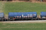 kesselwagen/841363/7830-012-zacns-von-wascosa-am 7830 012 (Zacns) von 'WASCOSA' am 18. Februar 2024 bei Axdorf.