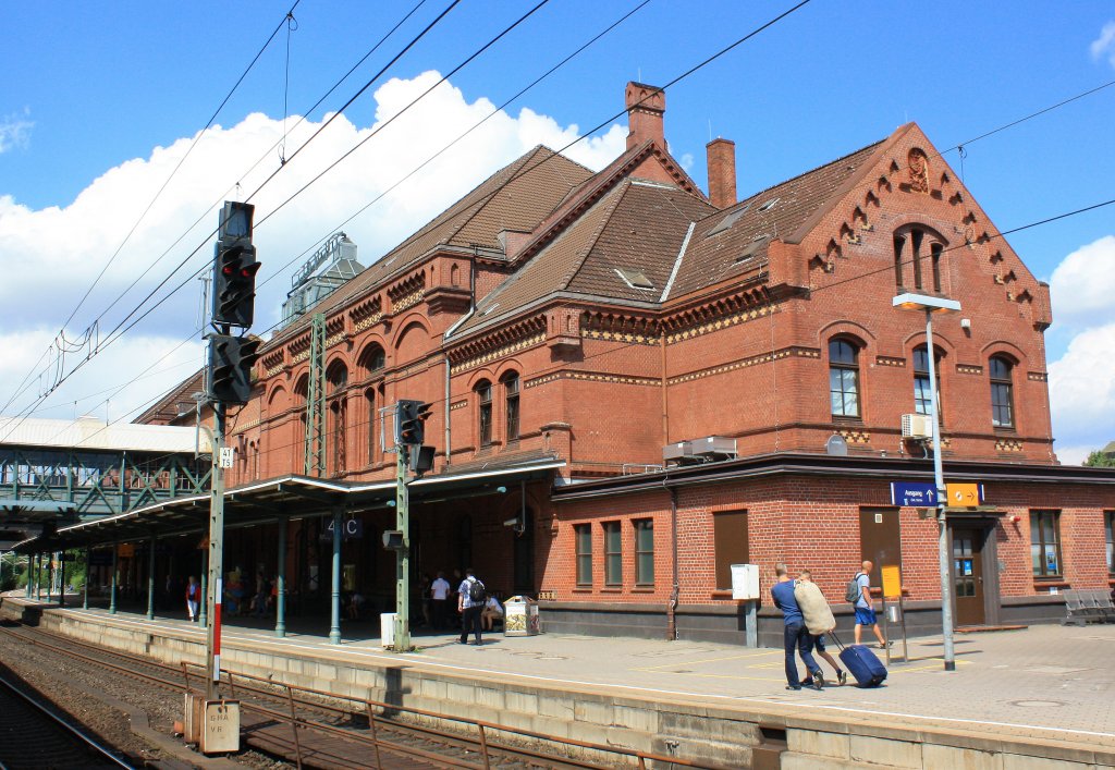 Der Bahnhof von  Hamburg-Harburg  am 31. Juli 2013.