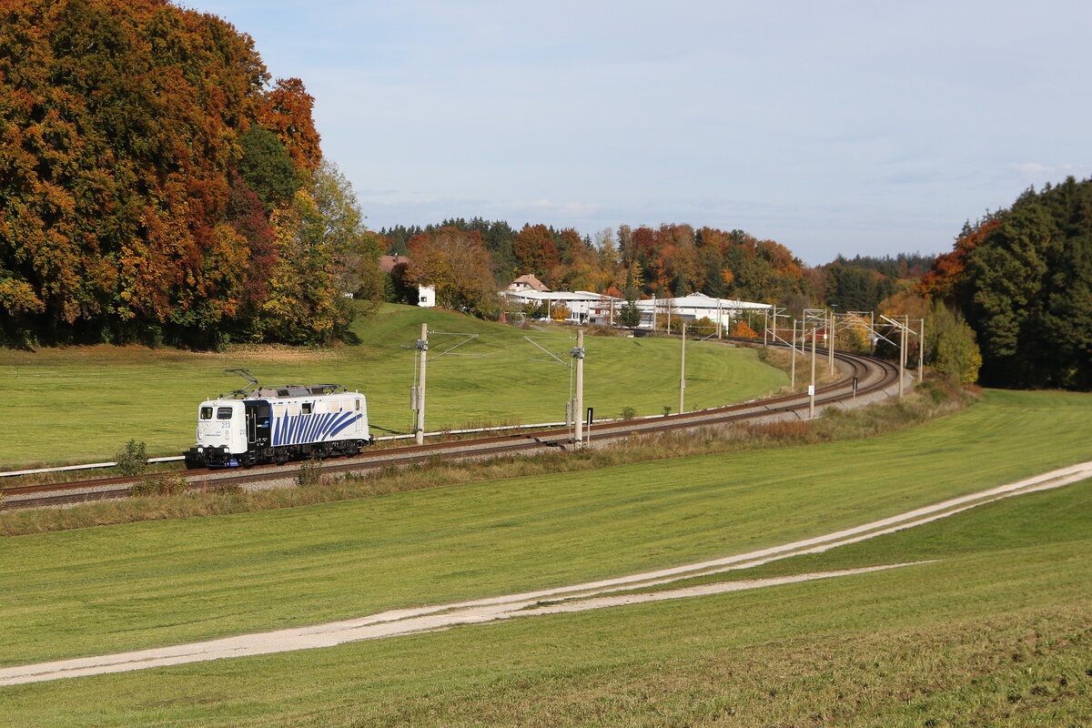 139 213 auf dem Weg zum nchsten Einsatz am 21. Oktober 2025 bei Axdorf.